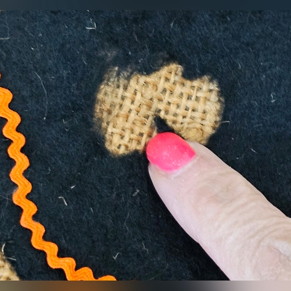 Wall Hanging Tapestry Handmade in Burlap Western Dancing design - Picture 7 of 7